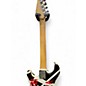 Used 2014 EVH Stripe Series Circles Black and White Solid Body Electric Guitar