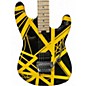 Used EVH Stripe Series Black and Yellow Solid Body Electric Guitar