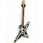 Used EVH Striped Series Star Black and White Solid Body Electric Guitar thumbnail