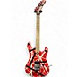 Used EVH STRIPE SERIES 5150 RED AND WHITE Solid Body Electric Guitar thumbnail