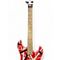 Used EVH STRIPE SERIES 5150 RED AND WHITE Solid Body Electric Guitar
