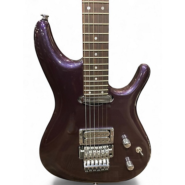 Used Ibanez JS4250 Purple Sparkle Solid Body Electric Guitar