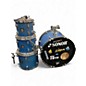 Used SONOR 4 Piece Force 2001 Blue Drum Kit thumbnail