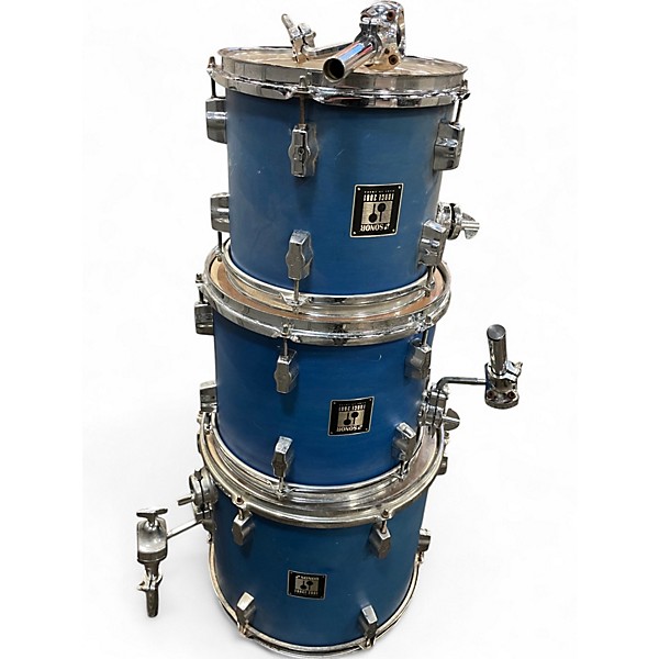 Used SONOR 4 Piece Force 2001 Blue Drum Kit