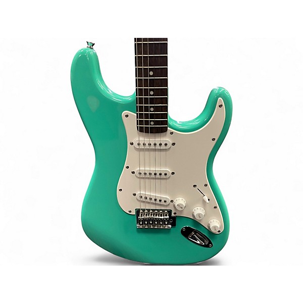 Used Squier Bullet Stratocaster Seafoam Green Solid Body Electric Guitar