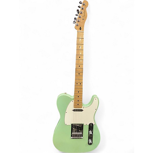 Used Fender Player Telecaster Surf Green Solid Body Electric Guitar