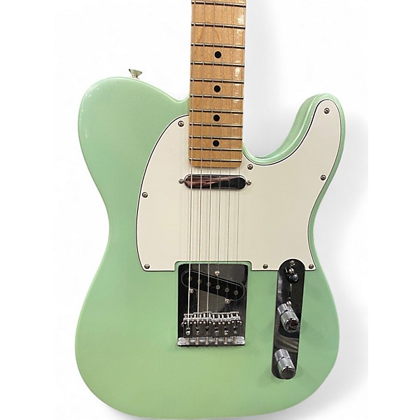 Used Fender Player Telecaster Surf Green Solid Body Electric Guitar