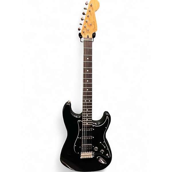 Used Fender 1995 Standard Stratocaster MIM Black Solid Body Electric Guitar