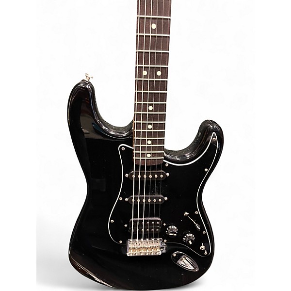 Used Fender 1995 Standard Stratocaster MIM Black Solid Body Electric Guitar