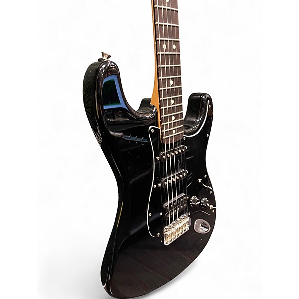 Used Fender 1995 Standard Stratocaster MIM Black Solid Body Electric Guitar