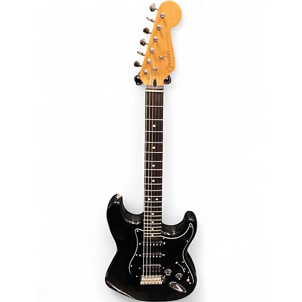 Used Fender 1995 Standard Stratocaster MIM Black Solid Body Electric Guitar