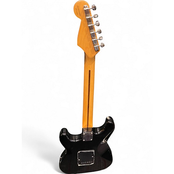 Used Fender 1995 Standard Stratocaster MIM Black Solid Body Electric Guitar