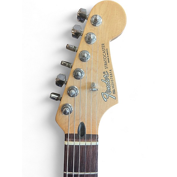 Used Fender Standard Stratocaster Black Solid Body Electric Guitar
