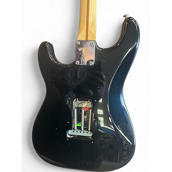 Used Fender Standard Stratocaster Black Solid Body Electric Guitar