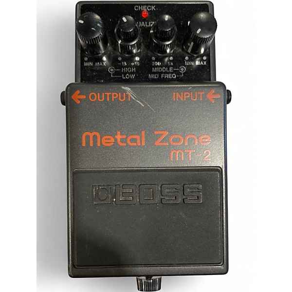 Used BOSS MT2 Metal Zone Distortion Effect Pedal