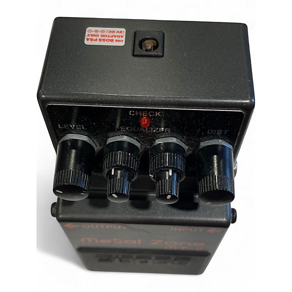 Used BOSS MT2 Metal Zone Distortion Effect Pedal
