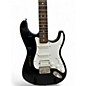 Used Squier Bullet Stratocaster HSS Black Solid Body Electric Guitar
