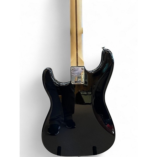 Used Squier Bullet Stratocaster HSS Black Solid Body Electric Guitar