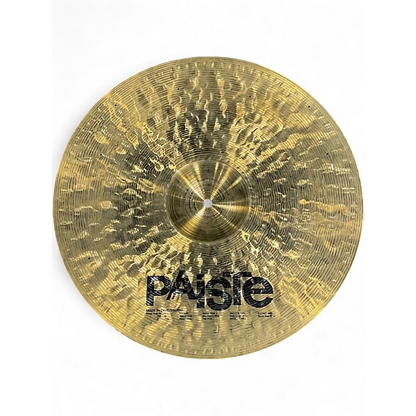 Used Paiste 19in Signature Dry Ride Cymbal