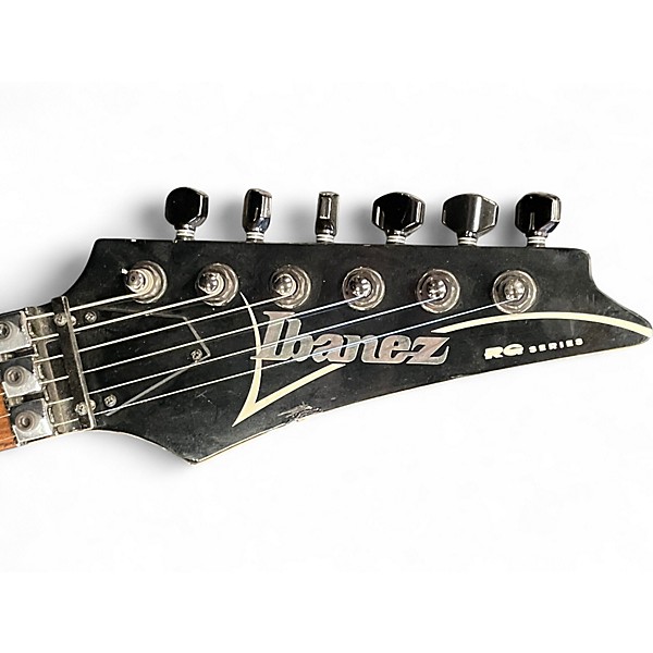 Used 2002 Ibanez RG570 Black Solid Body Electric Guitar