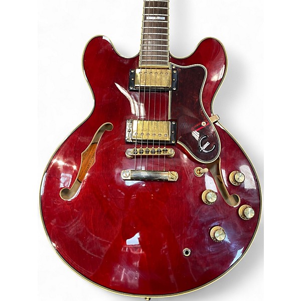 Used Epiphone Sheraton II Wine Red Hollow Body Electric Guitar