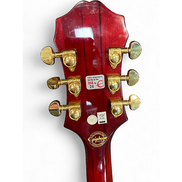 Used Epiphone Sheraton II Wine Red Hollow Body Electric Guitar
