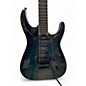Used Jackson SLA2Q SOLOIST NAVY BLUE QUILT  Solid Body Electric Guitar