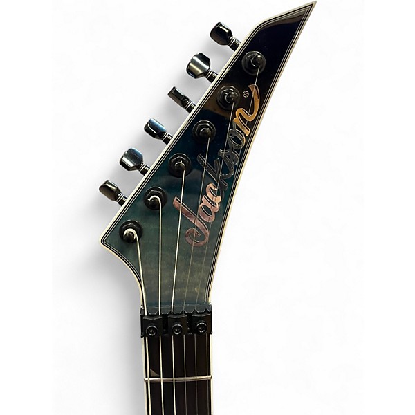 Used Jackson SLA2Q SOLOIST NAVY BLUE QUILT  Solid Body Electric Guitar