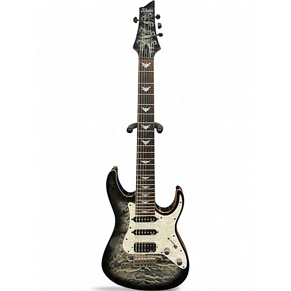 Used Schecter Guitar Research EXTREME BANSHEE 7 CHARCOAL BURST Solid Body Electric Guitar