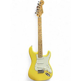 Used Fender Standard Stratocaster TV Yellow Solid Body Electric Guitar