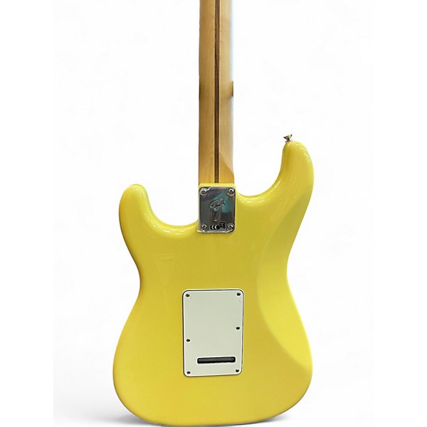 Used Fender Standard Stratocaster TV Yellow Solid Body Electric Guitar