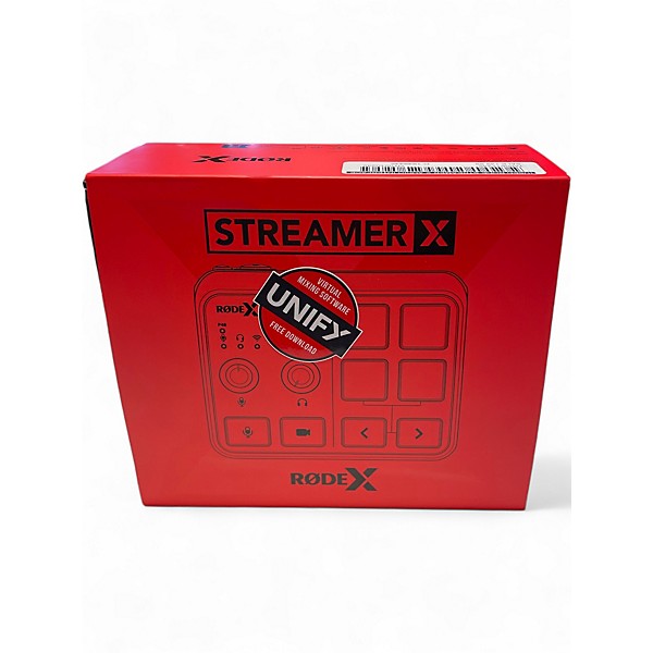 Used RODE Streamer X Audio Interface