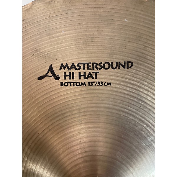 Used Zildjian 13in Mastersound Hi Hat Pair Cymbal