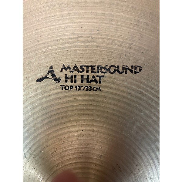 Used Zildjian 13in Mastersound Hi Hat Pair Cymbal
