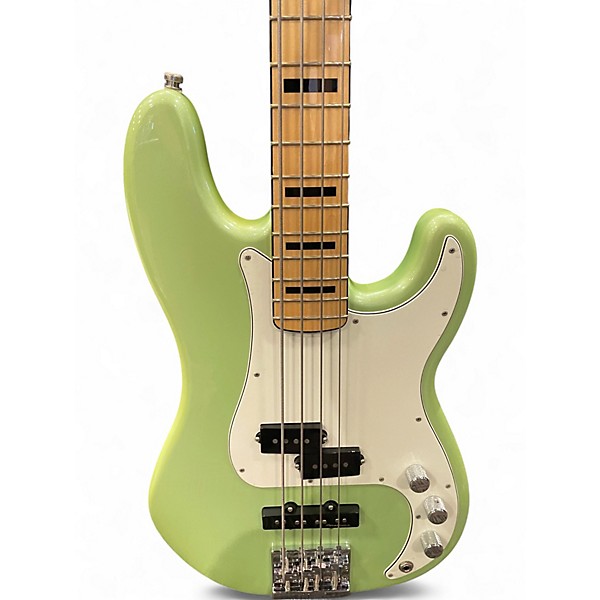 Used Fender Deluxe PJ Bass Seafoam Green Electric Bass Guitar