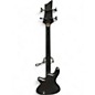 Used Schecter Guitar Research Stealth 4 Flat Black Electric Bass Guitar