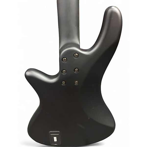 Used Schecter Guitar Research Stealth 4 Flat Black Electric Bass Guitar