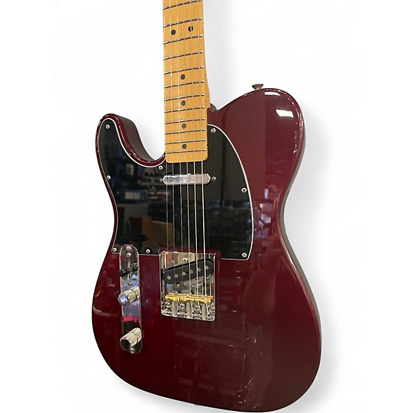 Used Fender Standard Telecaster Left Handed Midnight Wine Electric Guitar