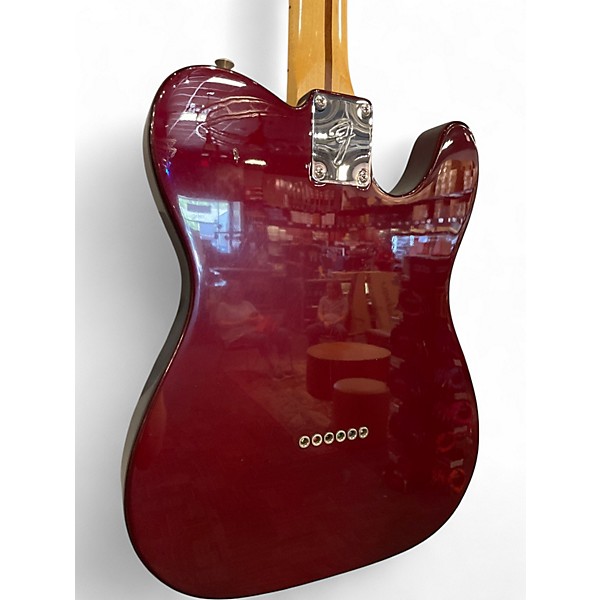Used Fender Standard Telecaster Left Handed Midnight Wine Electric Guitar