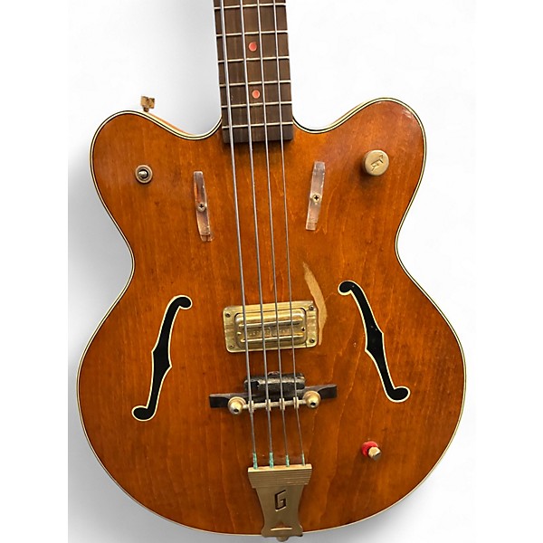 Vintage 1963 Gretsch Guitars PX6070 Natural Electric Bass Guitar