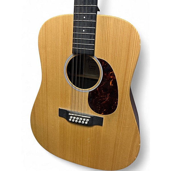 Used Martin D-X2E 12 STRING Natural 12 String Acoustic Electric Guitar