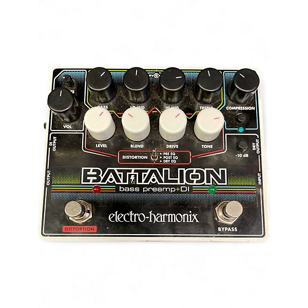 Used Electro-Harmonix battalion Bass Effect Pedal