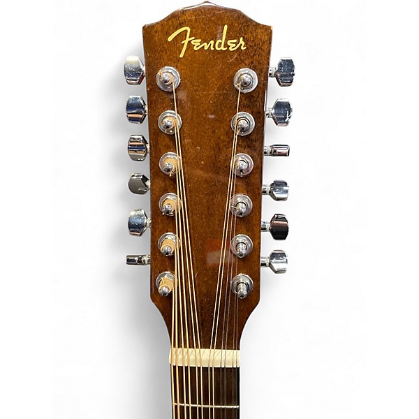 Used Fender CD60sce 12 Natural 12 String Acoustic Electric Guitar