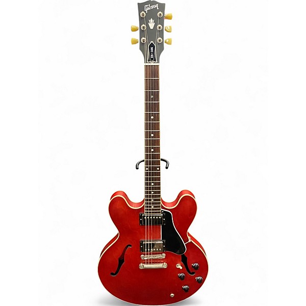 Used Gibson ES335 Dot Reissue Faded Flat Red Hollow Body Electric Guitar