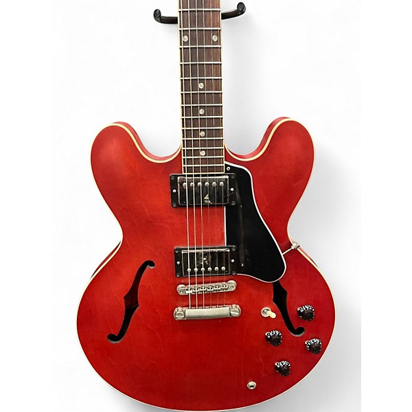 Used Gibson ES335 Dot Reissue Faded Flat Red Hollow Body Electric Guitar