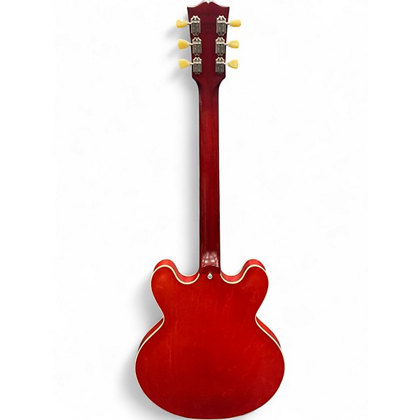 Used Gibson ES335 Dot Reissue Faded Flat Red Hollow Body Electric Guitar