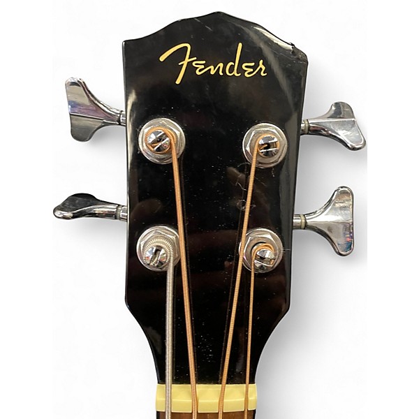 Used Fender CB-60SCE Black Acoustic Bass Guitar