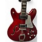 Used Hagstrom SUPER VIKING Red Hollow Body Electric Guitar