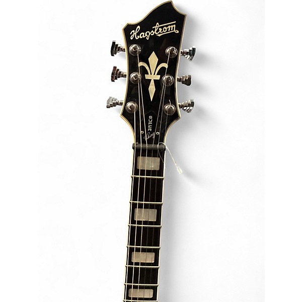 Used Hagstrom SUPER VIKING Red Hollow Body Electric Guitar