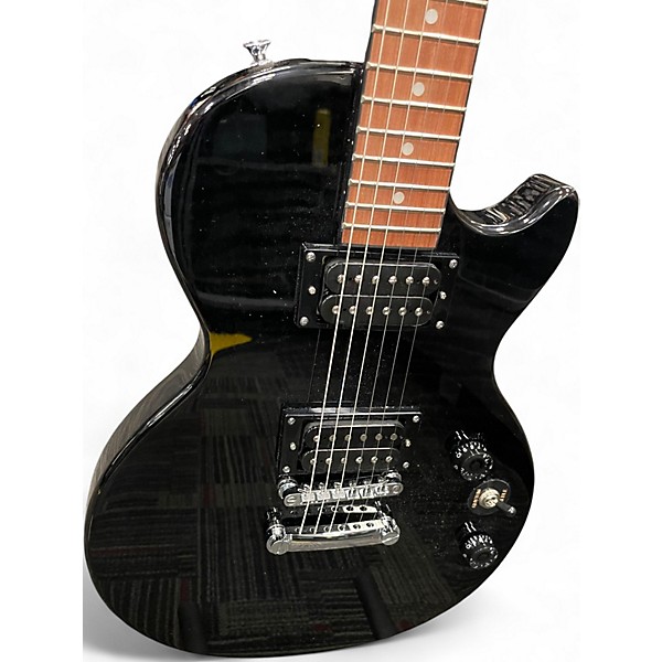 Used Epiphone Les Paul Special II Trans Black Solid Body Electric Guitar
